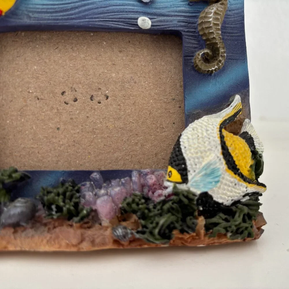 Ocean Picture Frame - Fish - Seahorse - Coral - Underwater Animals